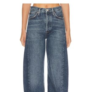 Agolde Luna pieced wide leg in control